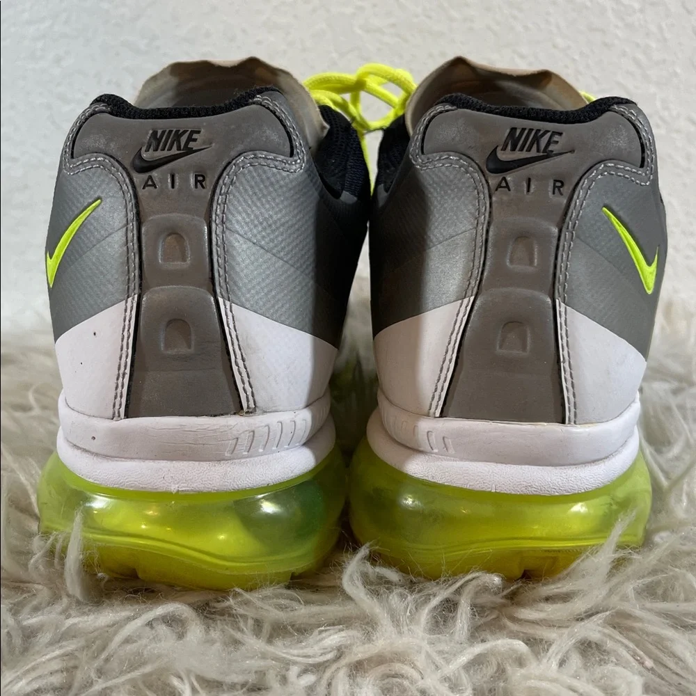Nike Air Max ‘95 Men’s Size 11.5 White/Black/Volt/Silver 511307-010 Sneakers - Picture 5 of 11